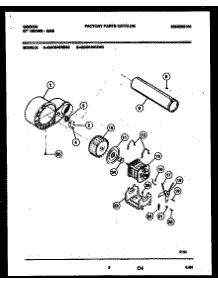 05 - Blower And Drive Parts parts for Frigidaire Dryer GDG546RBW0 from AppliancePartsPros.com
