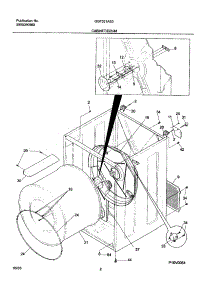 03 - Cabinet parts for Gibson Dryer GGF331AS3 from AppliancePartsPros.com