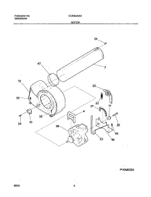 09 - Motor parts for Gibson Dryer GGR442AS4 from AppliancePartsPros.com