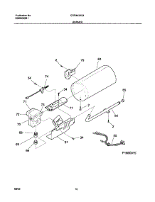 11 - Burner parts for Gibson Dryer GGR442AS4 from AppliancePartsPros.com