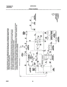 12 - Wiring Diagram parts for Gibson Dryer GGR442AS4 from AppliancePartsPros.com