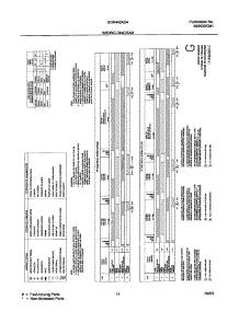 13 - Wiring Diagram parts for Gibson Dryer GGR442AS4 from AppliancePartsPros.com