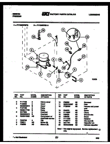 05 - Compressor And Electrical Parts parts for Frigidaire Freezer FV10M2WSFG from AppliancePartsPros.com