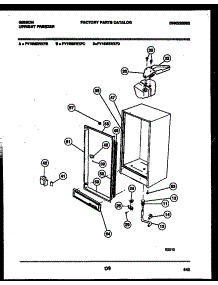 03 - Cabinet Parts parts for Frigidaire Freezer FV19M2WXFD from AppliancePartsPros.com