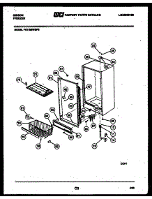 03 - Cabinet Parts parts for Frigidaire Freezer FV21M8WSFE from AppliancePartsPros.com