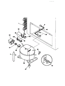 04 - System parts for Frigidaire Freezer GFC05M3AD2 from AppliancePartsPros.com