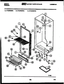 03 - Cabinet Parts parts for Frigidaire Freezer FV19F5WVFA from AppliancePartsPros.com