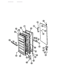 02 - Door Parts parts for Frigidaire Freezer FV19F5WXFC from AppliancePartsPros.com