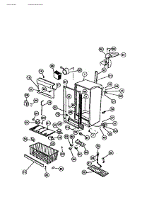 03 - Cabinet Parts parts for Frigidaire Freezer FV19F5WXFC from AppliancePartsPros.com