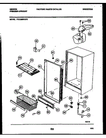 03 - Cabinet Parts parts for Frigidaire Freezer FV21M8WXFC from AppliancePartsPros.com
