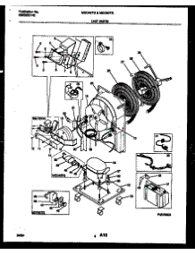 03 - Unit Parts parts for Frigidaire Dehumidifier MDD50TG1 from AppliancePartsPros.com