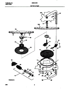 05 - Motor parts for Frigidaire Dishwasher GDB421RHR0 from AppliancePartsPros.com