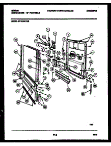 04 - Door Parts parts for Frigidaire Dishwasher SP18D5KYGB from AppliancePartsPros.com