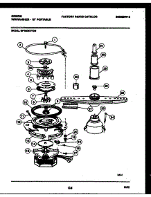 06 - Motor Pump Parts parts for Frigidaire Dishwasher SP18D5KYGB from AppliancePartsPros.com