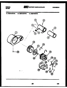 05 - Motor And Blower Parts parts for Frigidaire Dryer DE27A5WVFA from AppliancePartsPros.com
