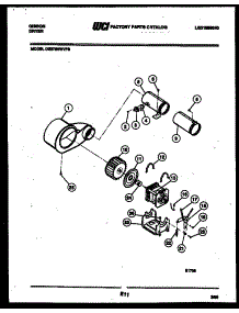 05 - Motor And Blower Parts parts for Frigidaire Dryer DE27S6WVFB from AppliancePartsPros.com