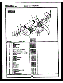 07 - Blower And Drive Parts parts for Frigidaire Dryer DE28A7WTFA from AppliancePartsPros.com
