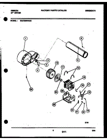 05 - Blower And Drive Parts parts for Frigidaire Dryer DE27S8WAGC from AppliancePartsPros.com