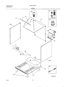 11 - Frame parts for Gibson Dishwasher GDP635RHR1 from AppliancePartsPros.com