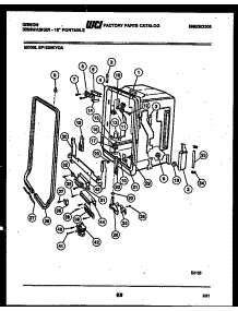 05 - Tub And Frame Parts parts for Frigidaire Dishwasher SP18D5KYGA from AppliancePartsPros.com