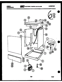 08 - Cabinet Parts parts for Frigidaire Dishwasher SC24C7WTLC from AppliancePartsPros.com