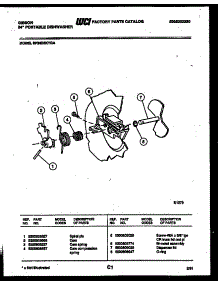 03 - Cam parts for Frigidaire Dishwasher SP24D5KYGA from AppliancePartsPros.com