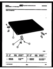 08 - Top Assembly parts for Frigidaire Dishwasher SP18D5KYGA from AppliancePartsPros.com