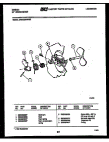 06 - Cam parts for Frigidaire Dishwasher SP24C6WWGC from AppliancePartsPros.com