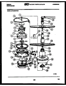 06 - Motor Pump Parts parts for Frigidaire Dishwasher SP24C6DWGB from AppliancePartsPros.com