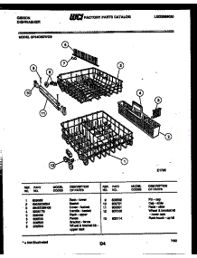 07 - Racks And Trays parts for Frigidaire Dishwasher SP24C6DWGB from AppliancePartsPros.com