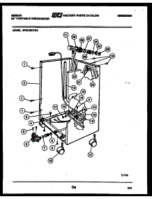 07 - Cabinet Parts parts for Frigidaire Dishwasher SP24D5KYGA from AppliancePartsPros.com