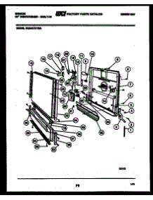 04 - Door Parts parts for Frigidaire Dishwasher SU24C7KYGA from AppliancePartsPros.com