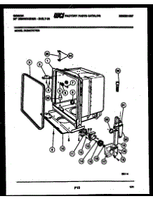 05 - Tub And Frame Parts parts for Frigidaire Dishwasher SU24C7KYGA from AppliancePartsPros.com