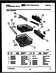 08 - Racks And Trays parts for Frigidaire Dishwasher SU24C7KYGA from AppliancePartsPros.com
