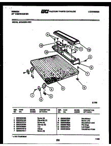 09 - Top Parts parts for Frigidaire Dishwasher SP24C6WWGC from AppliancePartsPros.com