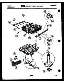 07 - Racks And Trays parts for Frigidaire Dishwasher SU24S9TLB from AppliancePartsPros.com