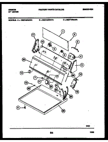 04 - Console And Control Parts parts for Frigidaire Dryer DE27A8WAFA from AppliancePartsPros.com