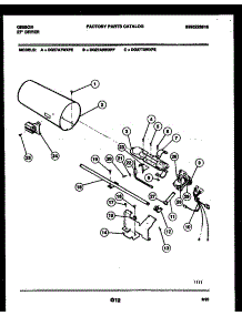 06 - Burner, Igniter And Valve parts for Frigidaire Dryer DG27T3WXFE from AppliancePartsPros.com