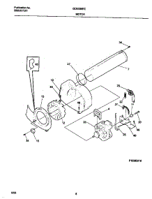 05 - Motor parts for Frigidaire Dryer GDE336RES2 from AppliancePartsPros.com