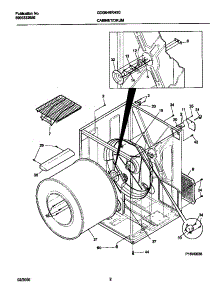 02 - P16v0038 Dry Cab,Heater parts for Frigidaire Dryer GDG546RHS0 from AppliancePartsPros.com