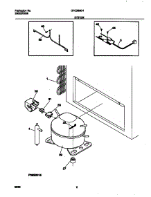 04 - System parts for Frigidaire Freezer GFC05M0HW0 from AppliancePartsPros.com