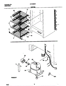 System parts for Gibson Freezer GFU09M2HW4 from AppliancePartsPros.com