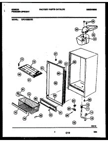 03 - Cabinet Parts parts for Frigidaire Freezer GFU14M9AW3 from AppliancePartsPros.com