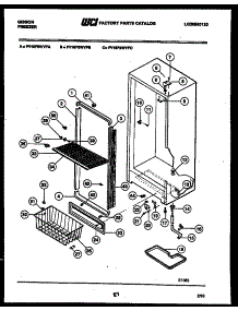 03 - Cabinet Parts parts for Frigidaire Freezer FV16F5WVFC from AppliancePartsPros.com