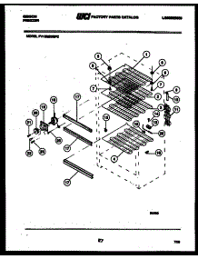 04 - Shelves And Supports parts for Frigidaire Freezer FV16M2DSFC from AppliancePartsPros.com