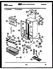 03 - Cabinet Parts parts for Frigidaire Freezer FV19F5WXFA from AppliancePartsPros.com