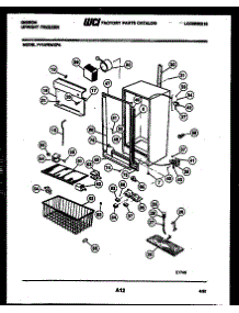 03 - Cabinet Parts parts for Frigidaire Freezer FV16F5WXFA from AppliancePartsPros.com