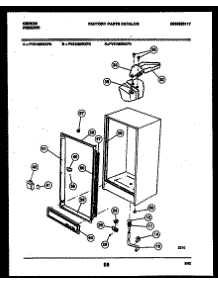 03 - Cabinet Parts parts for Frigidaire Freezer FV21M2WXFD from AppliancePartsPros.com