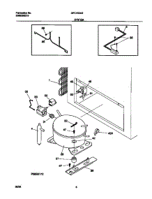 04 - System parts for Frigidaire Freezer GFC15D4GW0 from AppliancePartsPros.com