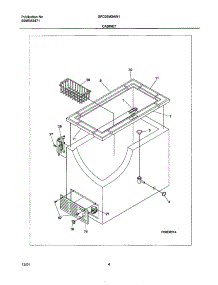 05 - Cabinet parts for Gibson Freezer GFC05M3AW1 from AppliancePartsPros.com